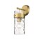 Z-Lite Fontaine 1 Light Wall Sconce, Rubbed Brass & Clear 3035-1SS-RB - alternate 8